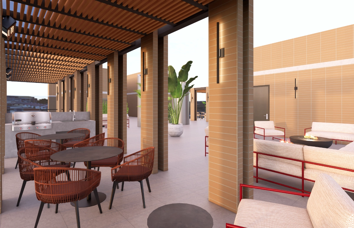 Terraza en Smart Rent Central