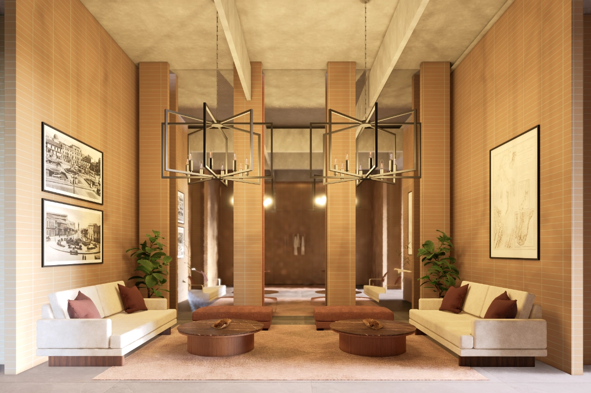 Lobby vivienda en Smart Rent Central