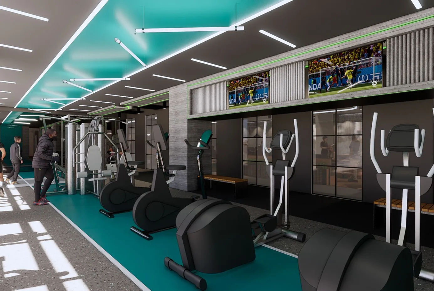 Gimnasio en Smart Rent Salitre